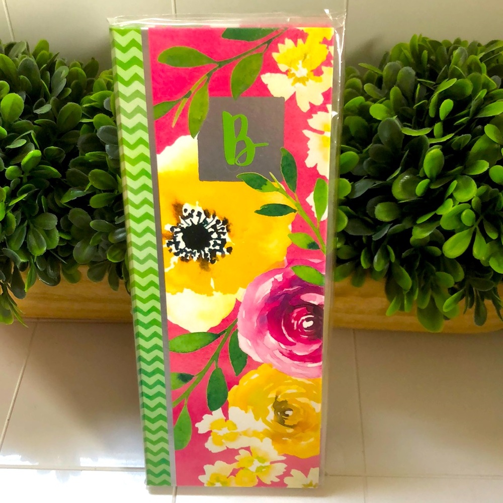 Floral Notebook/Planner Initialized with “B”!